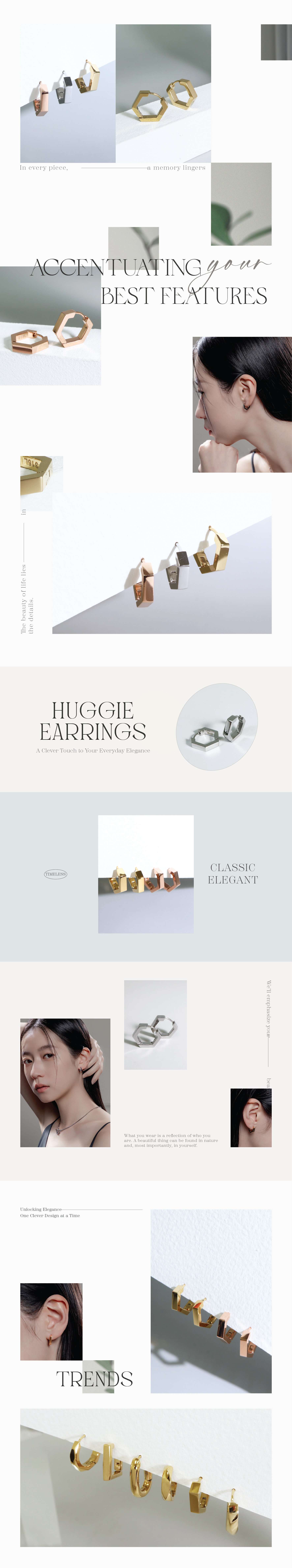 一期一會 白鋼耳環|Miestilo Jewelry設計師輕珠寶品牌|舒飾質感每一刻