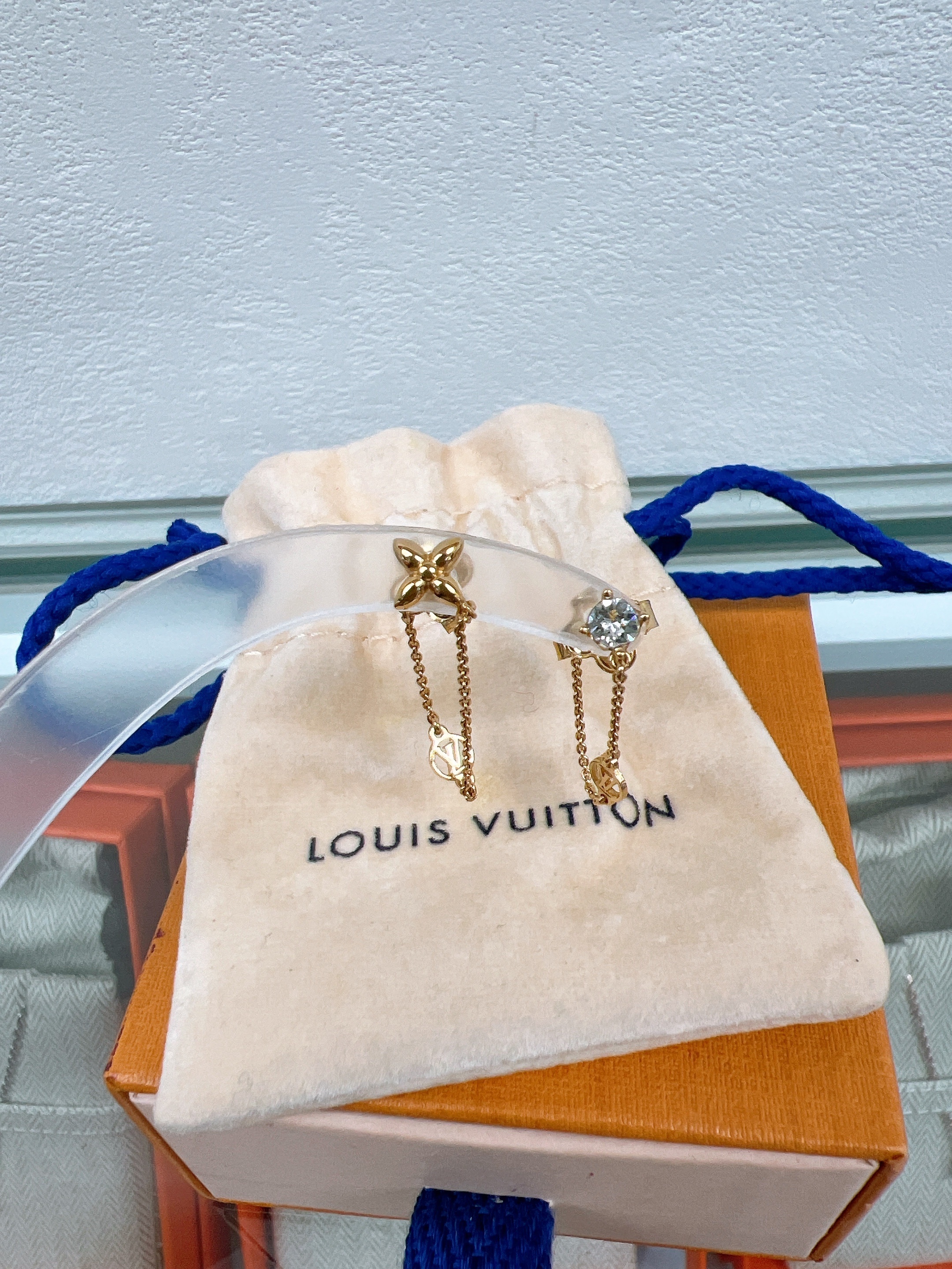 Lv earrings petite louis M00390