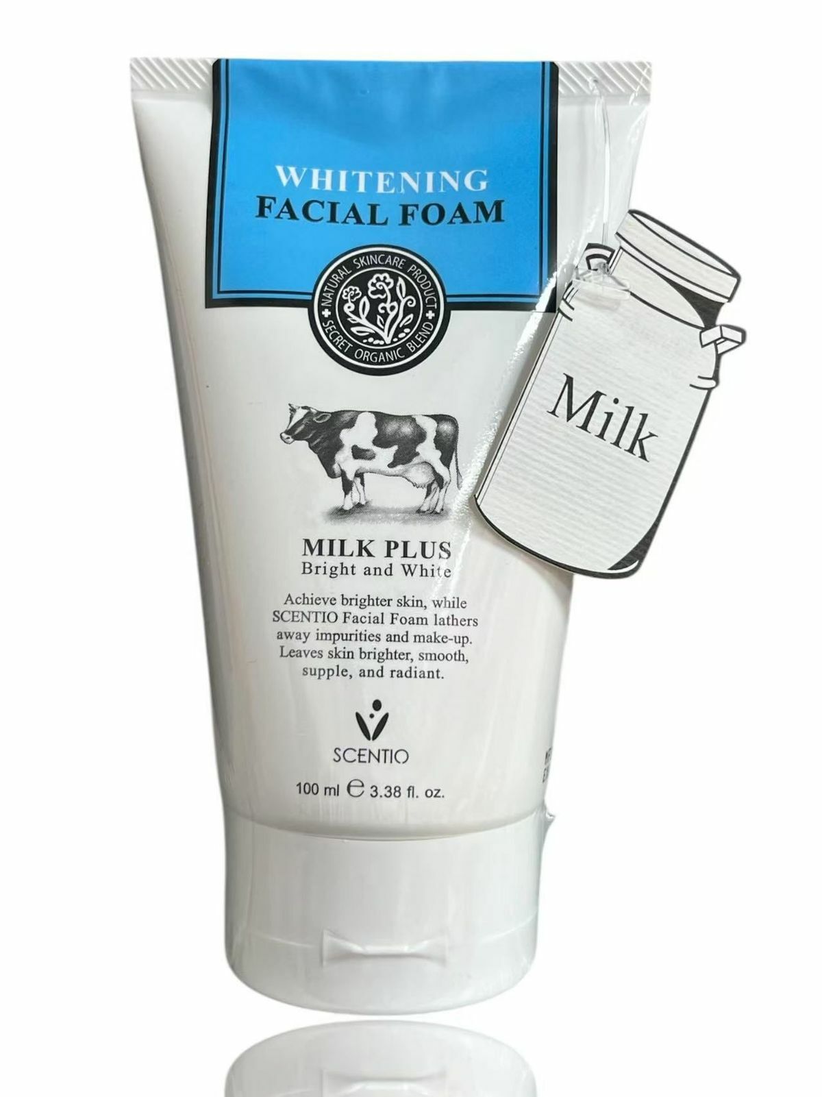 BEAUTY BUFFET - SCENTIO 牛奶美白Q10潔面洗面乳 100ml (平行進口)
