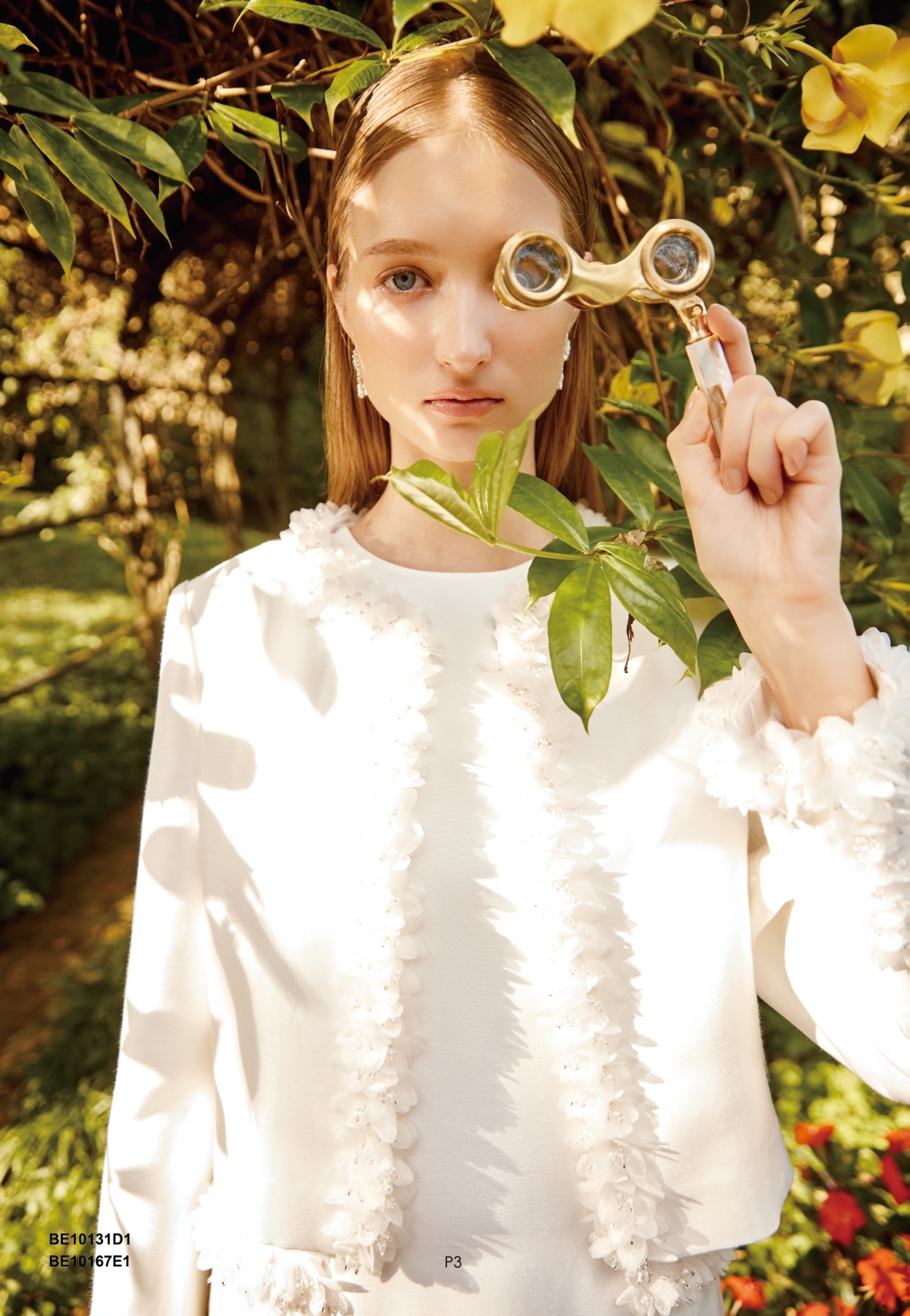 BE10131D1 珍珠綢小香短外套