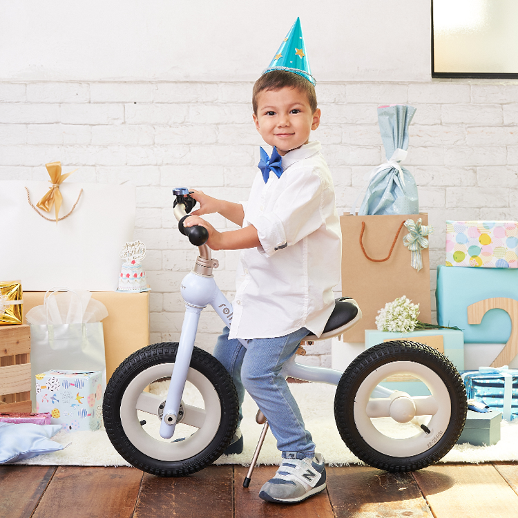 【rollybike】二合一滑步車｜天空藍