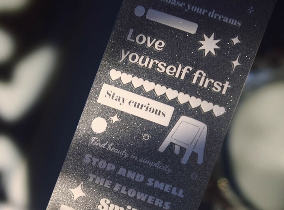 Freckles Tea Tape - Moonlight Fragments Die Cut