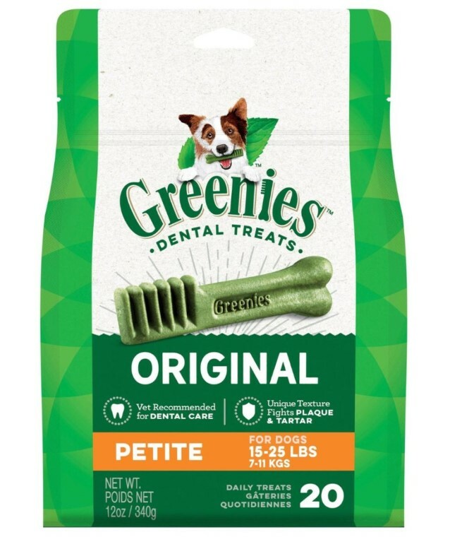 Greenies Petite 狗狗潔齒骨(適合15-25磅的犬隻) 12oz(20's)