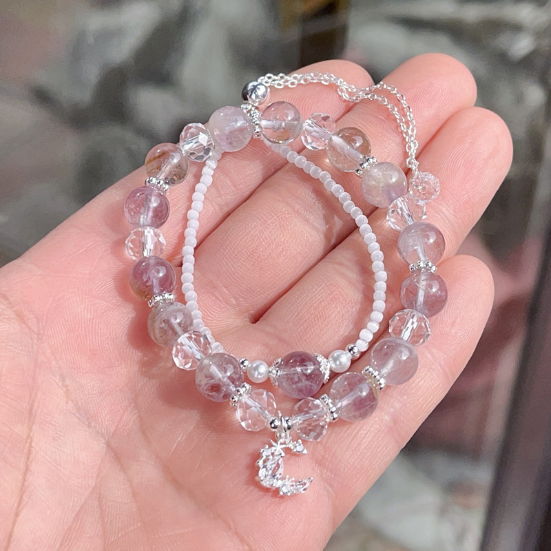 【星軌】紫水晶x貓眼石單圈手鍊套裝/兩條入