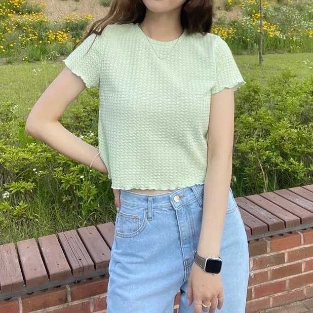 【優惠現貨】KR WAFFLE TOP（3色）