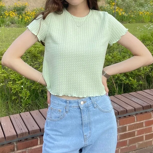 【優惠現貨】KR WAFFLE TOP（3色）