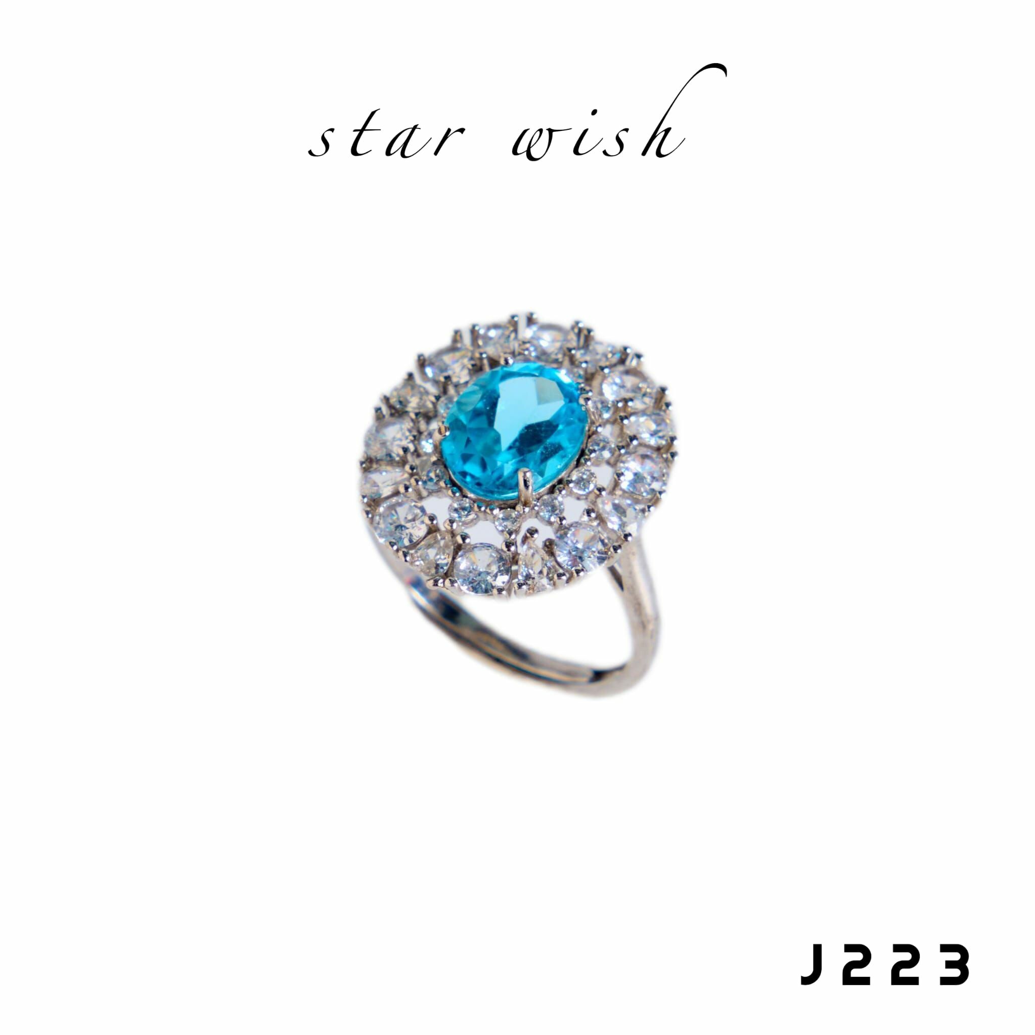 Star Wish Jewellery 925銀 托帕石戒指- J223