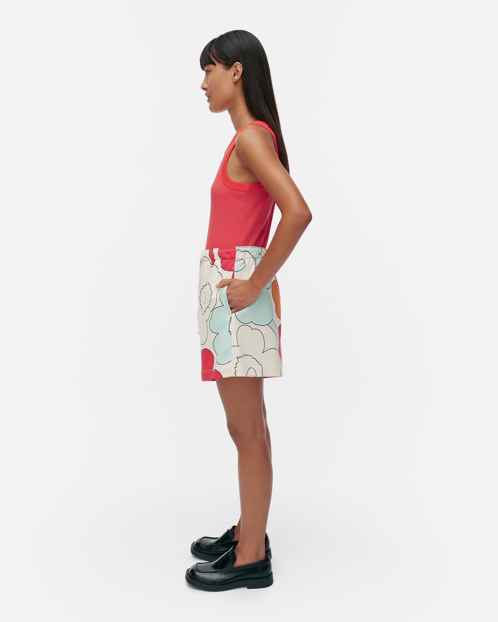 MIKSAUS PIIRTO UNIKKO 印花短褲