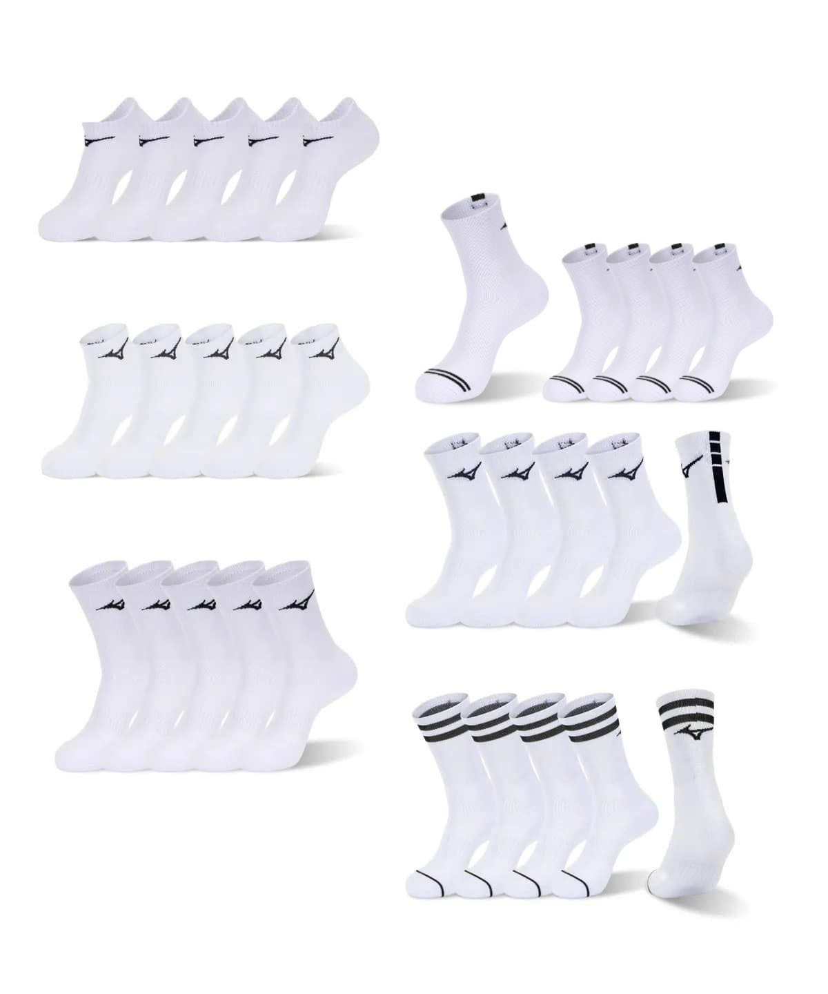 【OWN】MIZUNO 運動 休閒 緩衝襪 襪子 單雙 男女 踝襪 短襪 中長襪 長襪 限定 單雙單雙販售