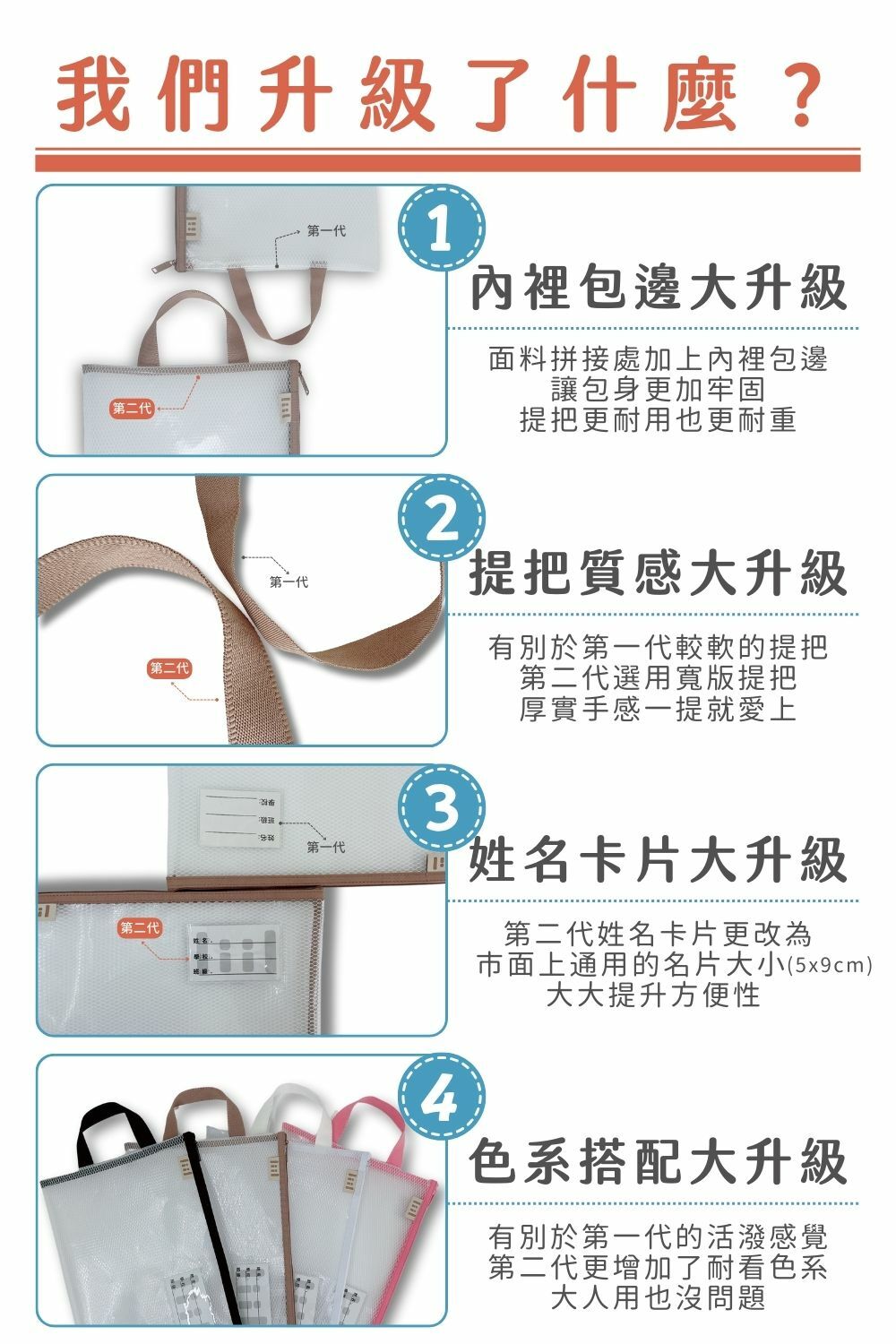 六角網格提把功課袋2.0說明圖