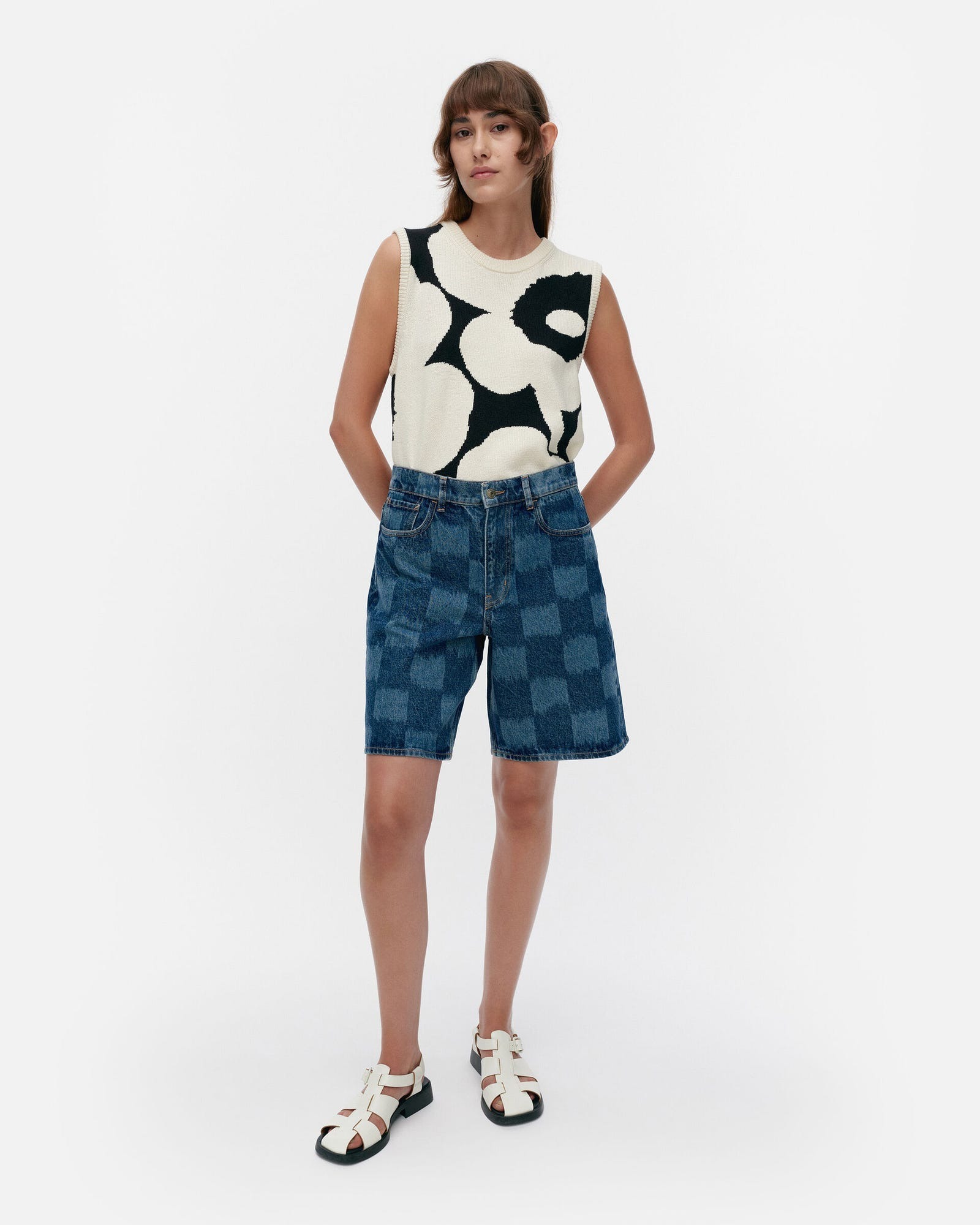 MARIDENIM MARSSI JÄKÄLÄ 印花牛仔短褲