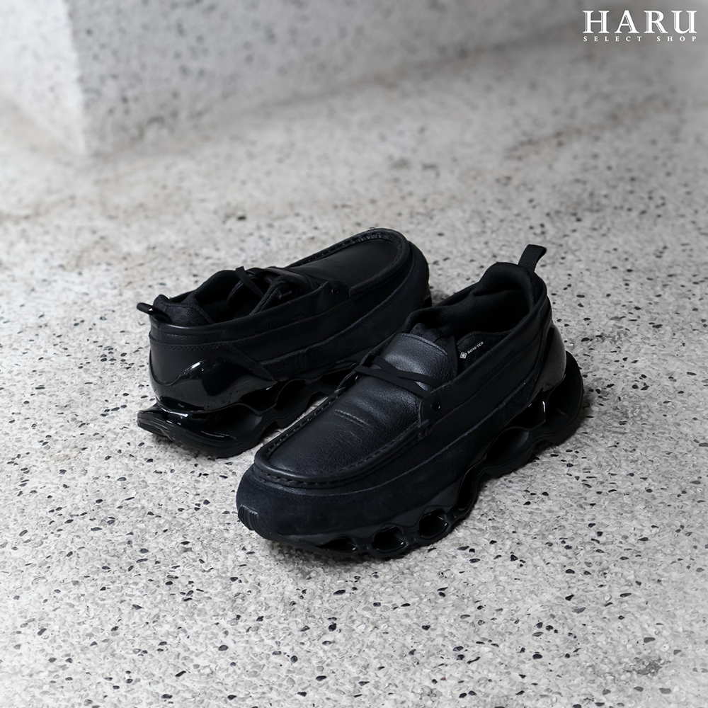 Mizuno Wave Prophecy Moc GTX 全黑 黑白 皮革 莫卡辛 防水 彈簧鞋 復古休閒鞋 D1GD240601 D1GD240602