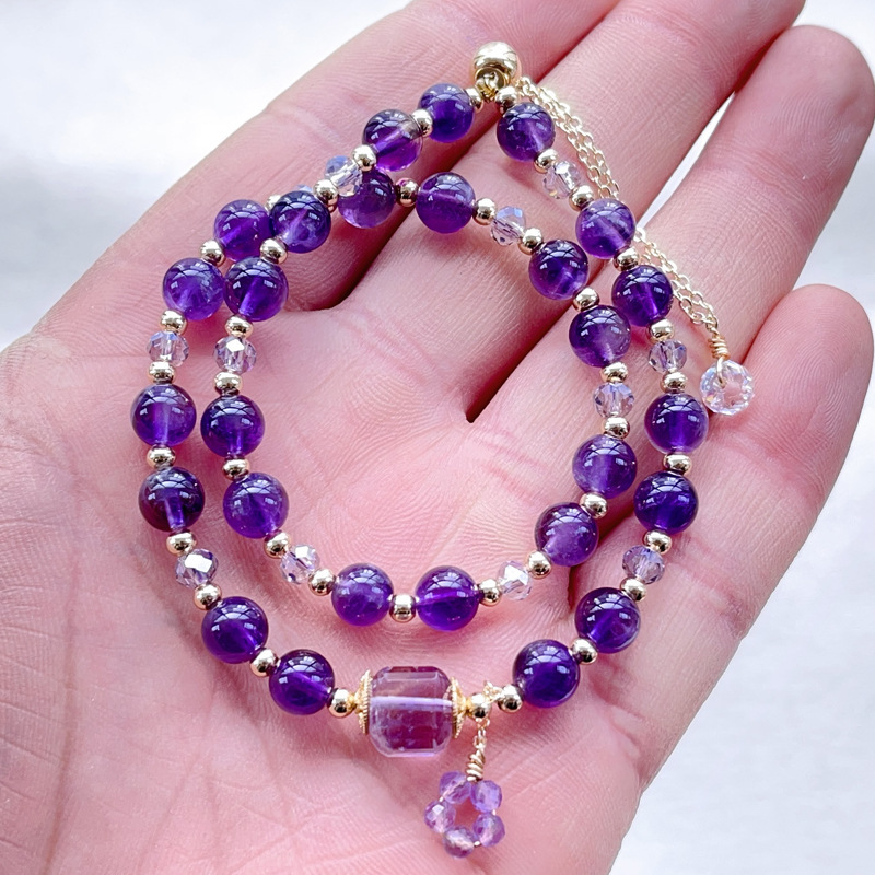 富貴蘭　紫水晶 SIO Crystal希奧水晶| 星軌系列手鍊｜神秘靈性與直覺啟發，天然