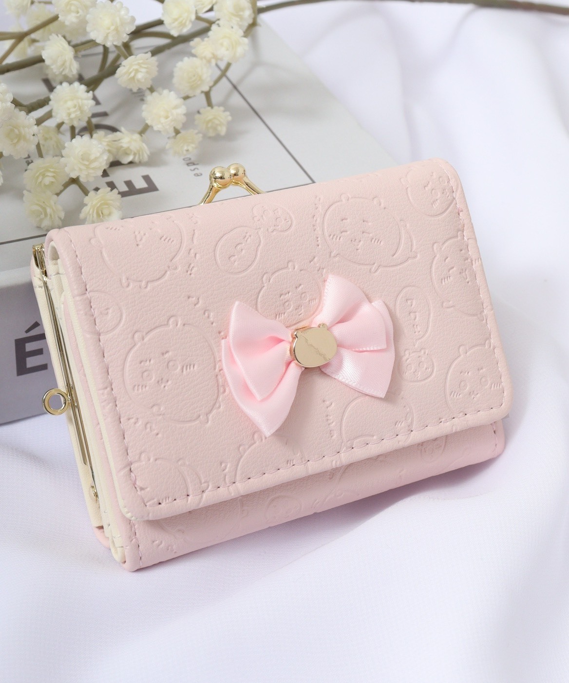 iSNEAKERS｜日本 Chiikawa 吉伊卡哇 蝴蝶結短夾 3款