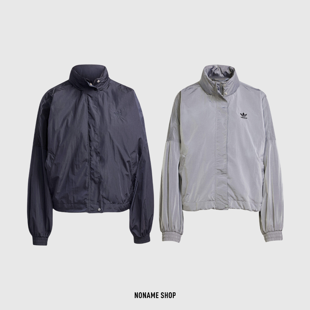 ADIDAS ORIGINALS 三葉草 立領 梭織 尼龍 連帽 外套 兩色 (女款)