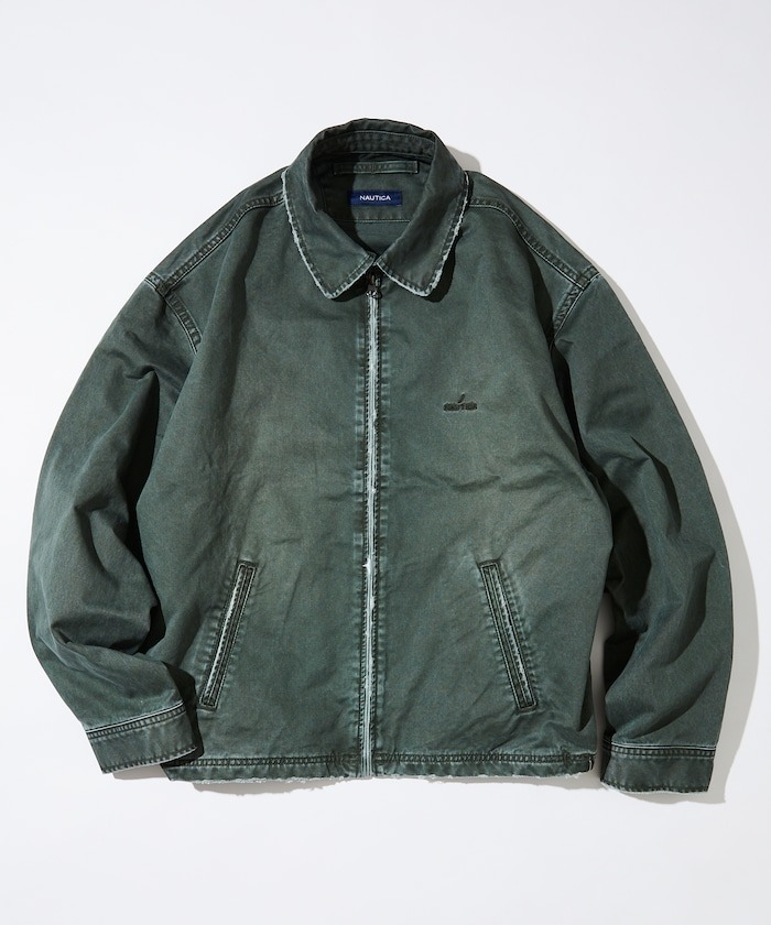 NAUTICA Garments Dyed Chino Zip M　デトロイト NAUTICA Garments Dyed Chino Zip M デトロイト ノーティカ ブルゾン