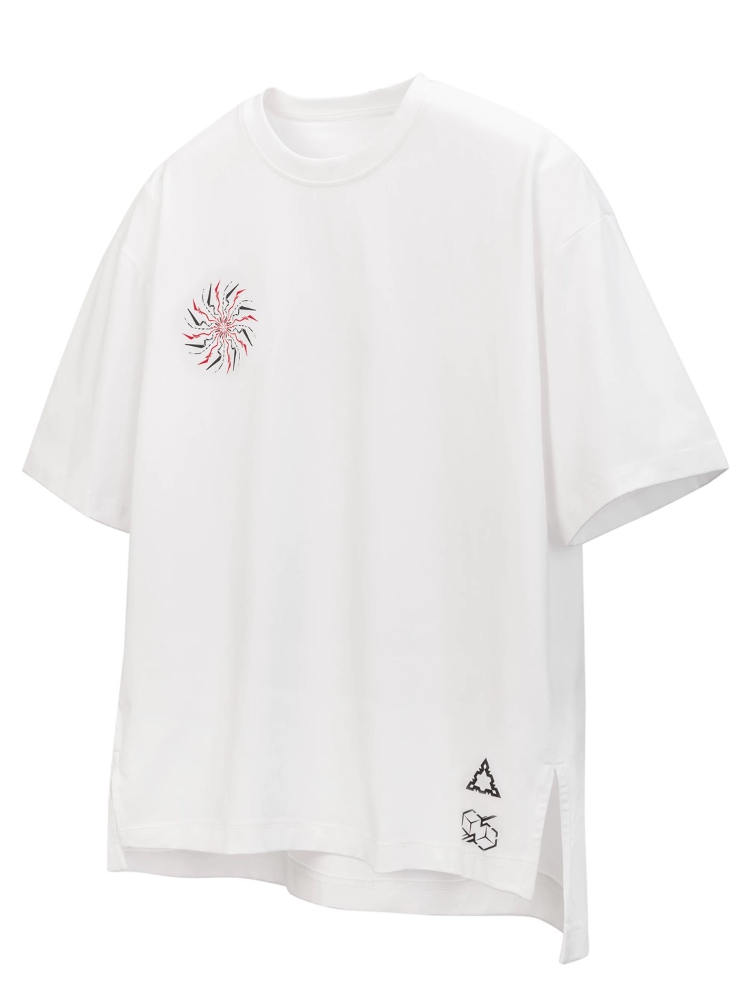 LMTWL X ICE 機能賽博龐克幾何印花「脊骨」短袖