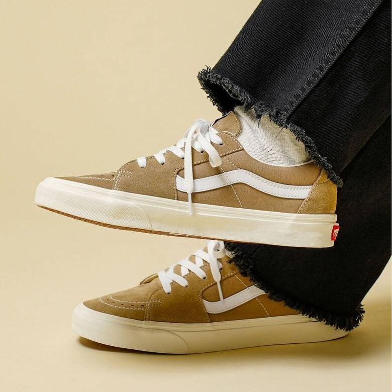 VANS 滑板鞋 低筒 男女 奶茶卡其 SK8-Low VN000BVX4MG