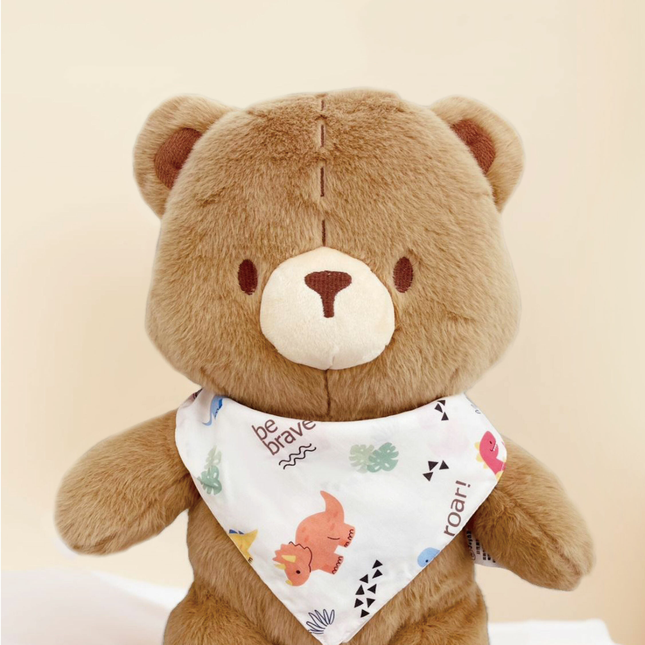 【JB0428】MIT繽紛小恐龍多用口水巾(兩入一組)