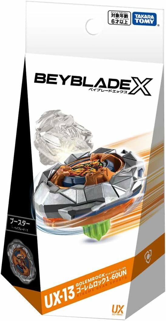 《 TAKARA TOMY 》 BEYBLADE X 戰鬥陀螺 UX-13 魔像奇岩(無特價跟黃金會員價)