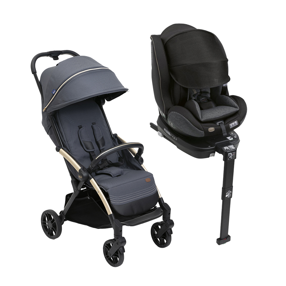 GOODY XPLUS魔術瞬收手推車+Seat3Fit Isofix安全汽座Air版