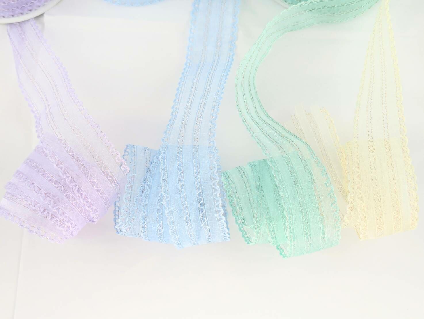 透光編織 網狀針織帶/鐵絲_5款顏色_25碼大捲_絕版Outlet