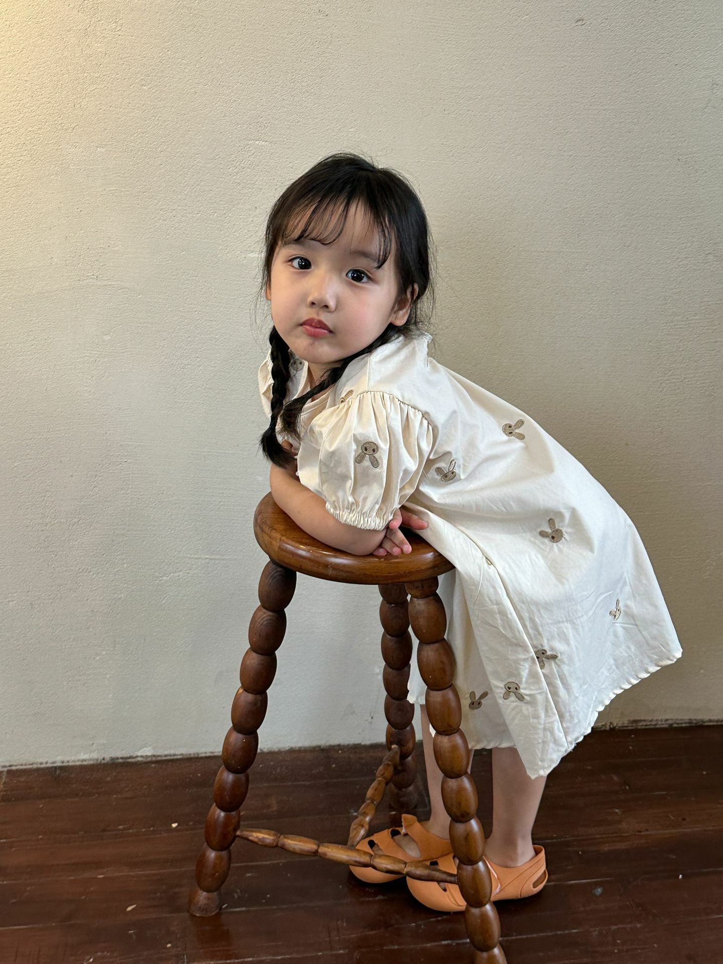 25 夏 小兔子寬版洋裝