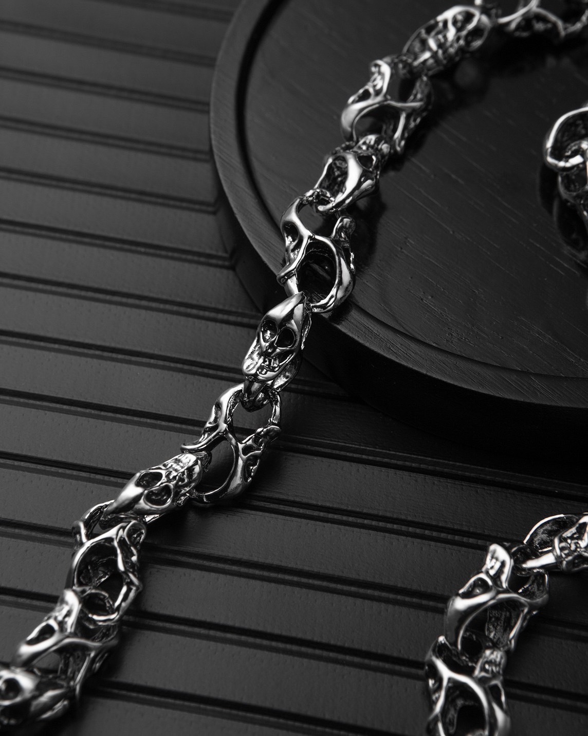 (GOAL) 骷髏 龐克 鍊條 褲鍊