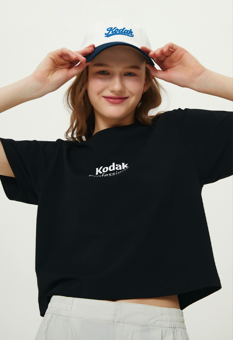 【現貨】Kodak 柯達 女款 Mailer 圖樣 短tee K5222LRS21