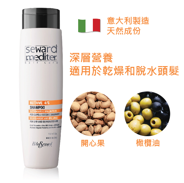 SM - Nutrive Shampoo 4S 300ml / 1000ml (For Dry / Dehydrated Hair Use)