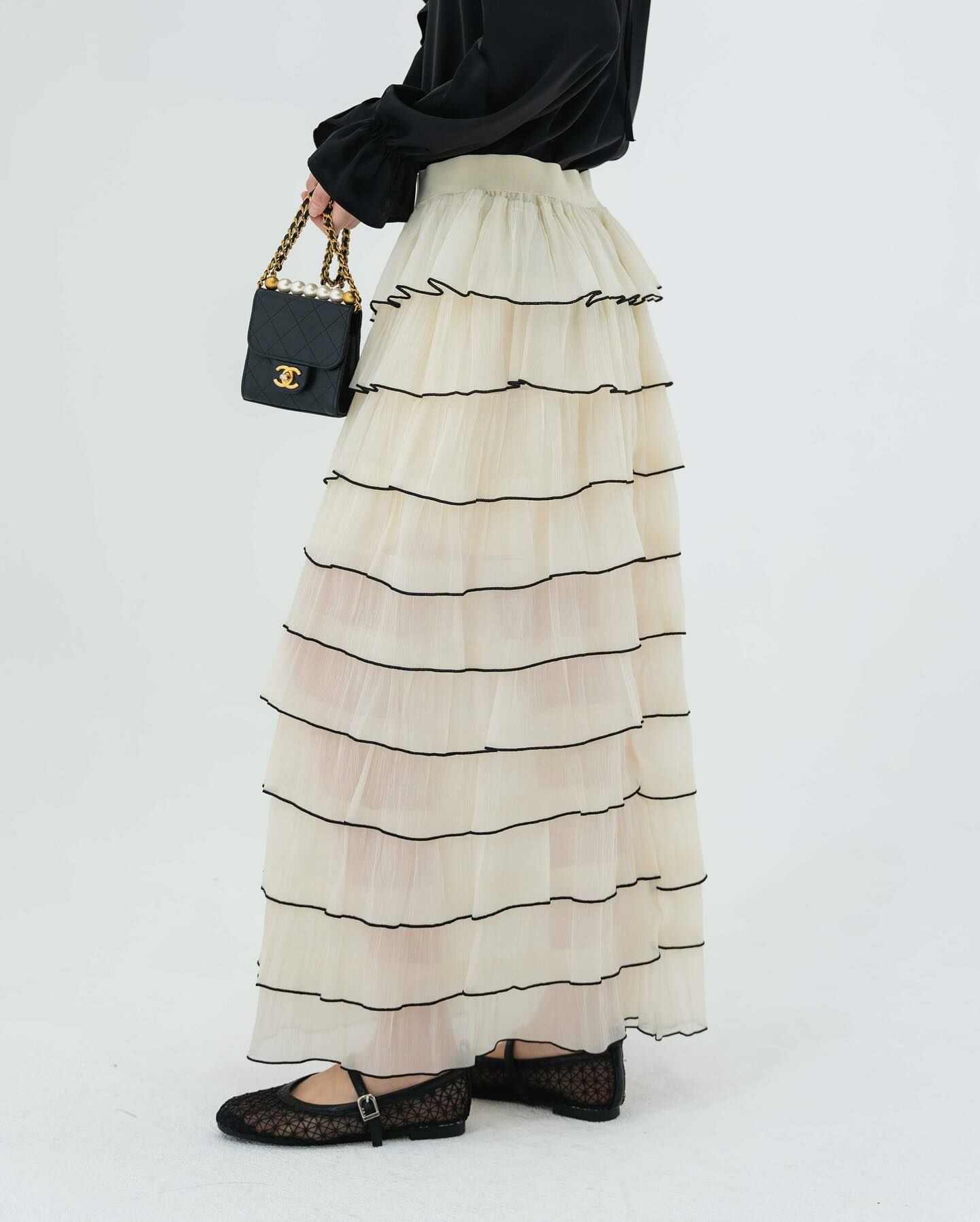 Kimmame - Butterfly Layer 半截長裙