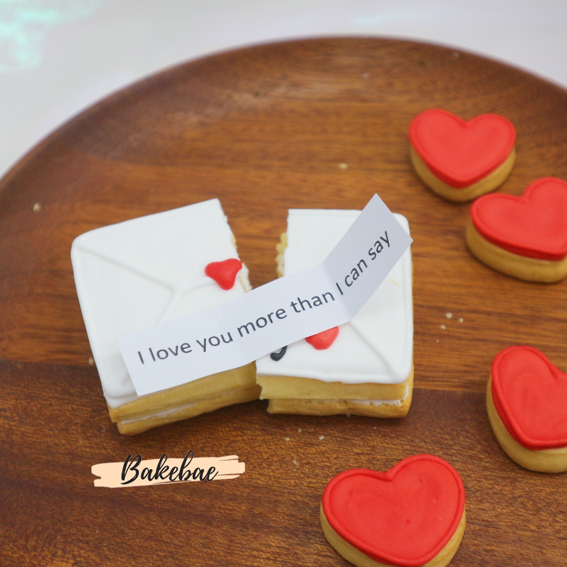 給你摯愛的一封情書 情書曲奇 可自訂情話