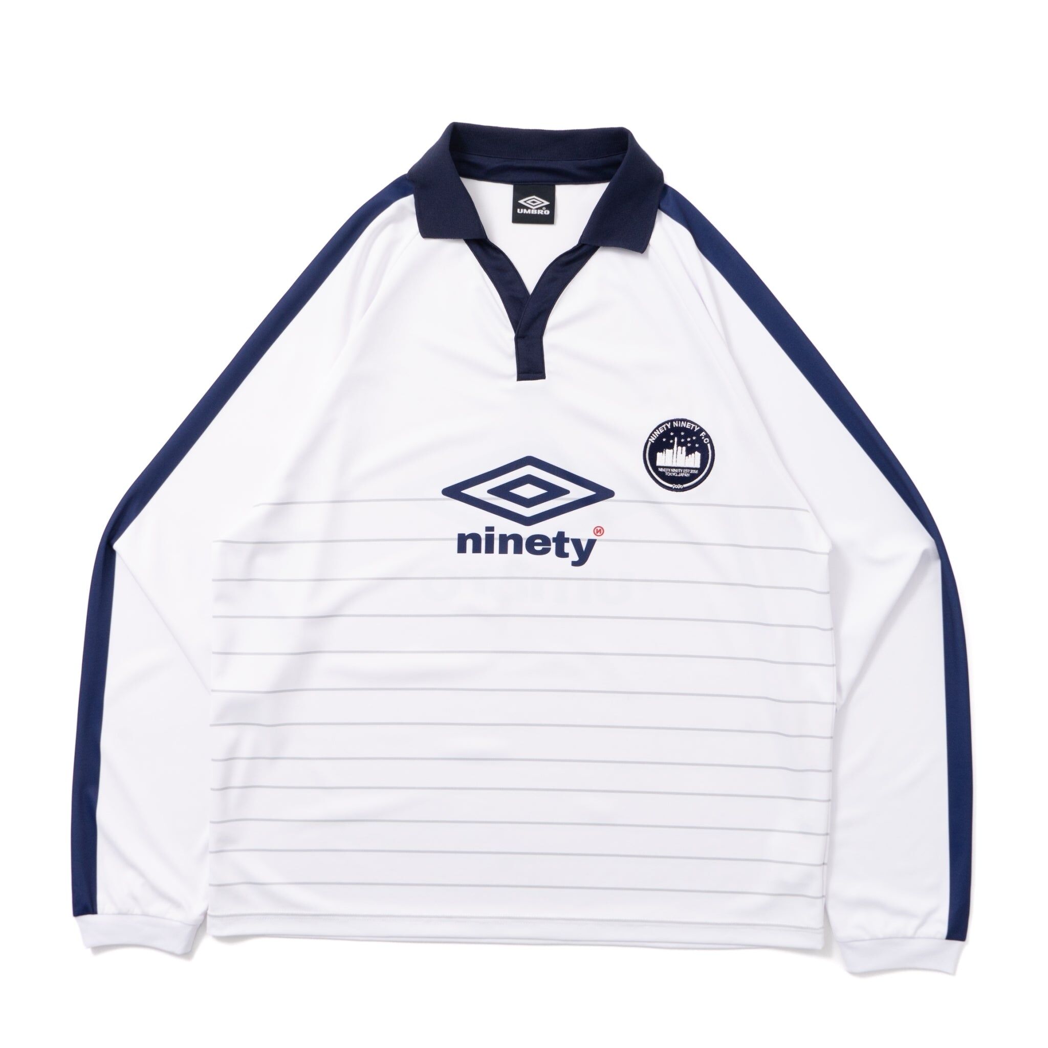 9090 × umbro Stripe L/S Game   Shirt