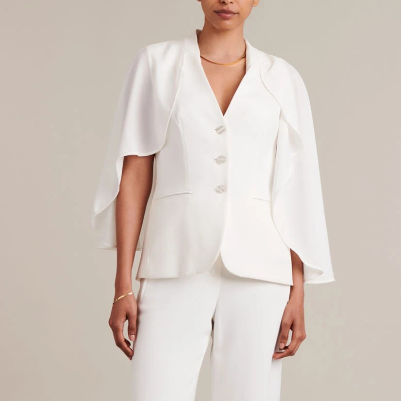 1AF0323-335 [ANNE FONTAINE] Myliane Jacket White (EU)