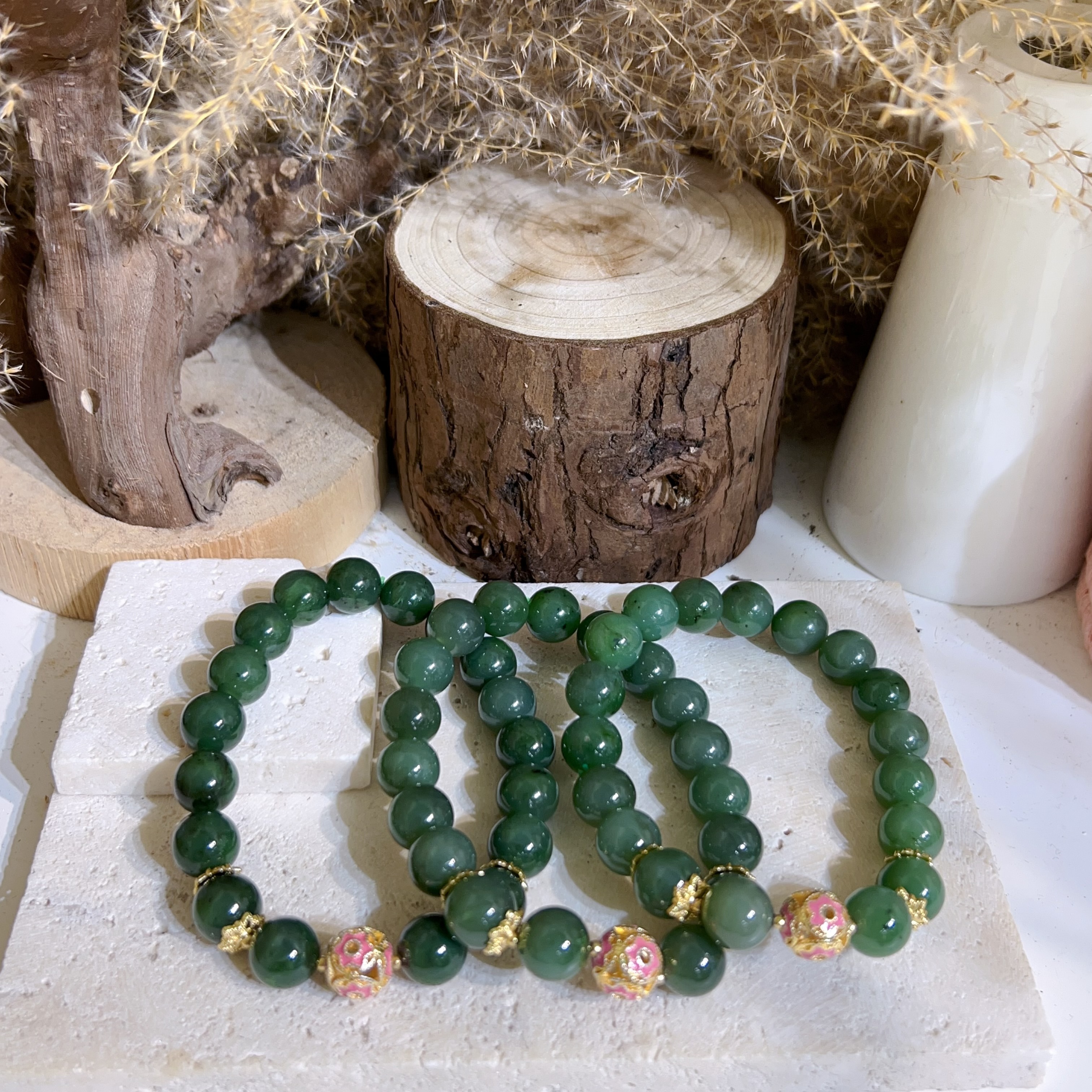 碧玉設計手串 9mm