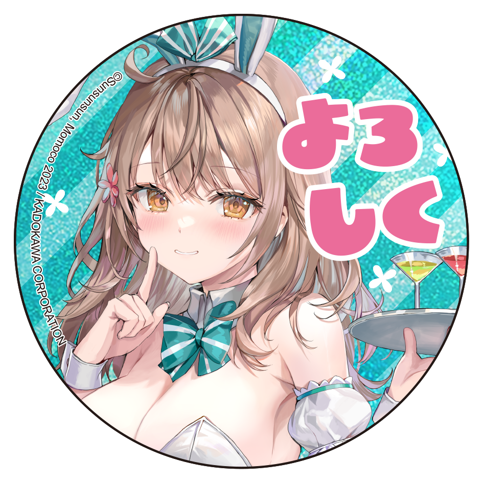 不時輕聲地以俄語遮羞的鄰座艾莉同學(原作) 雷射貼圖風胸章 H