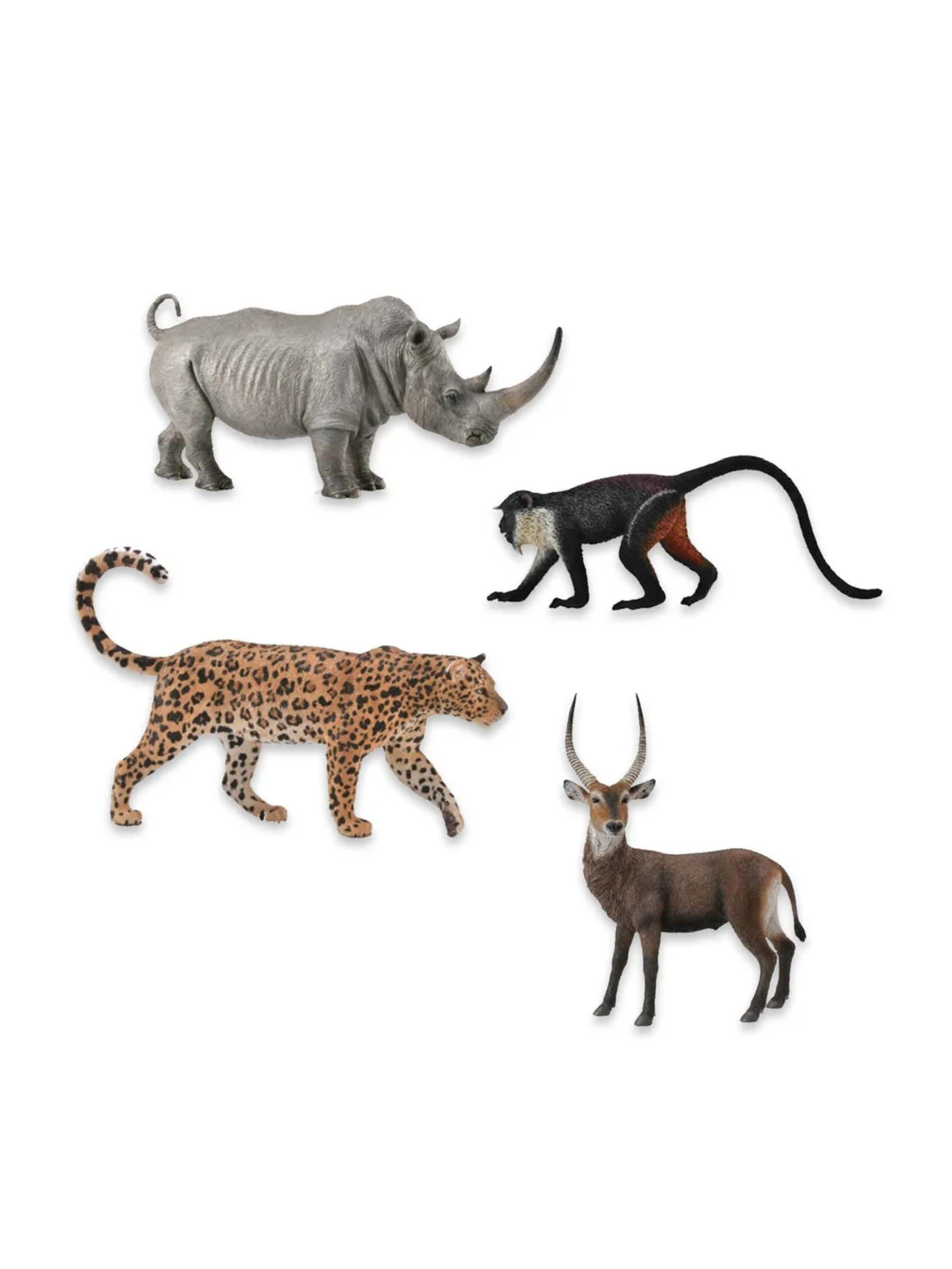 CollectA 非洲草原 (野生四入組)