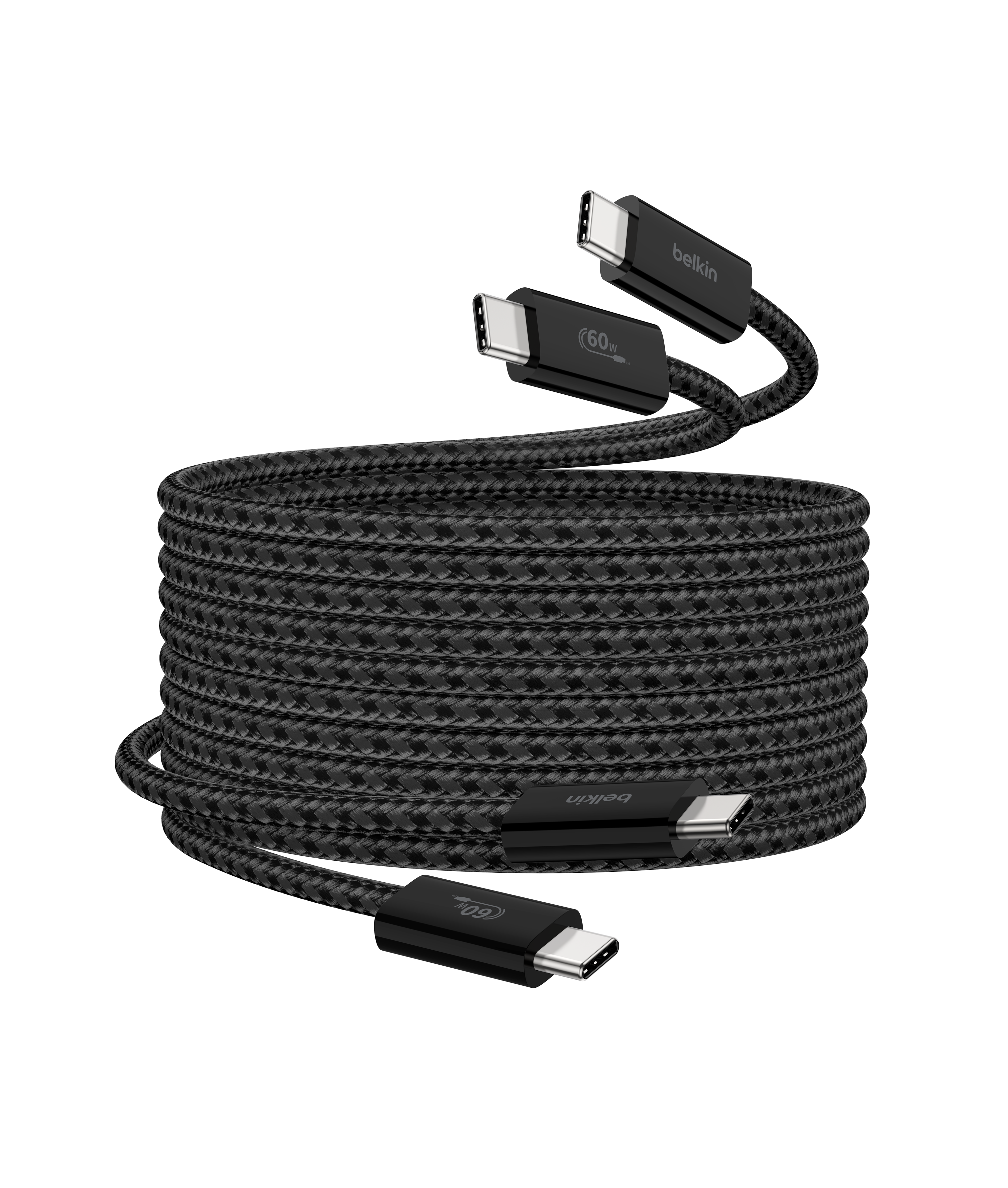 BoostCharge Braided USB-C to USB-C Cable (60W/1.5M/2 packs) [CAB018]