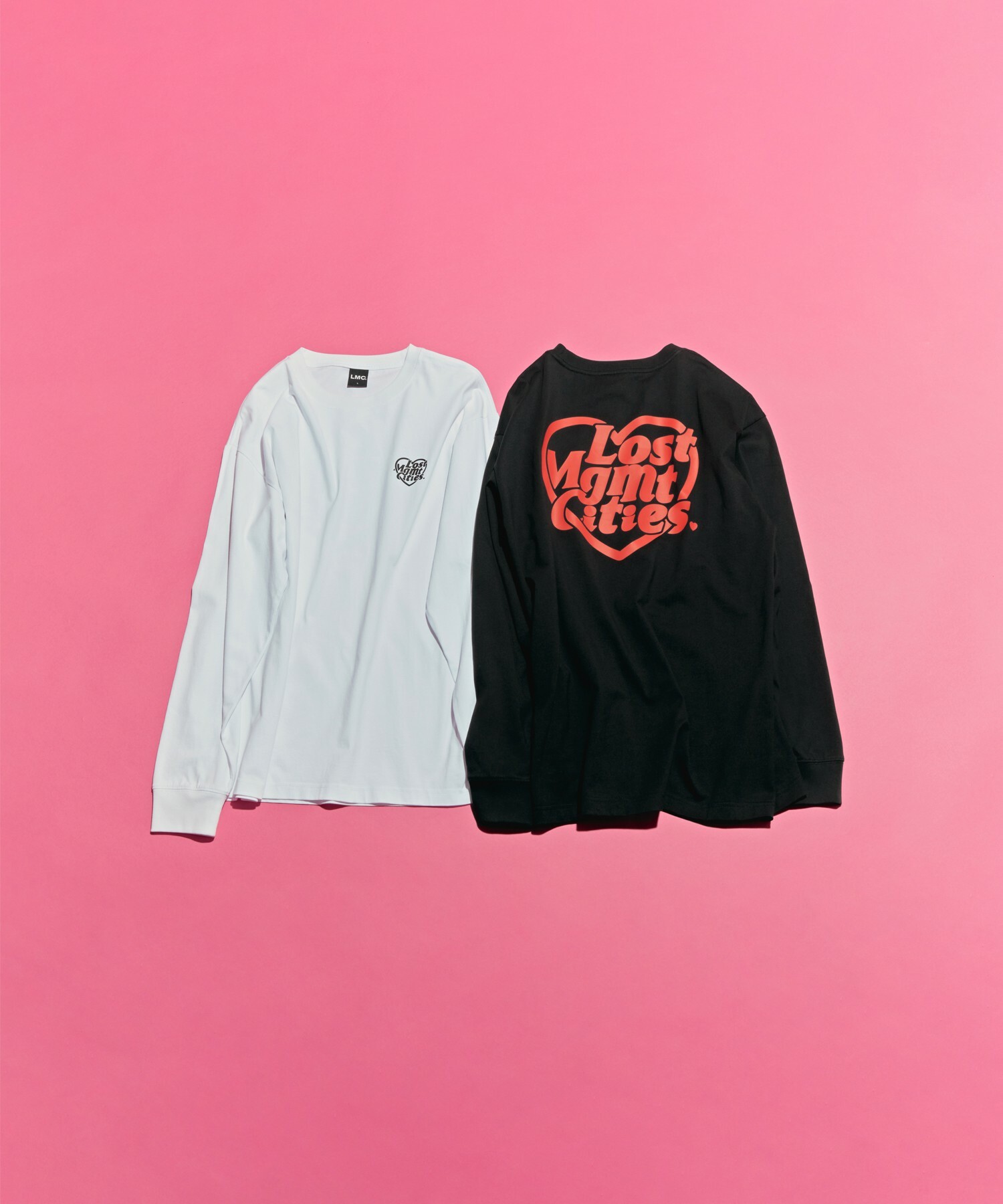 【OWN】LMC Valentine's Day 情人節 愛心 休閒 薄長袖 長袖 上衣 新款 不分男女 黑色 白色