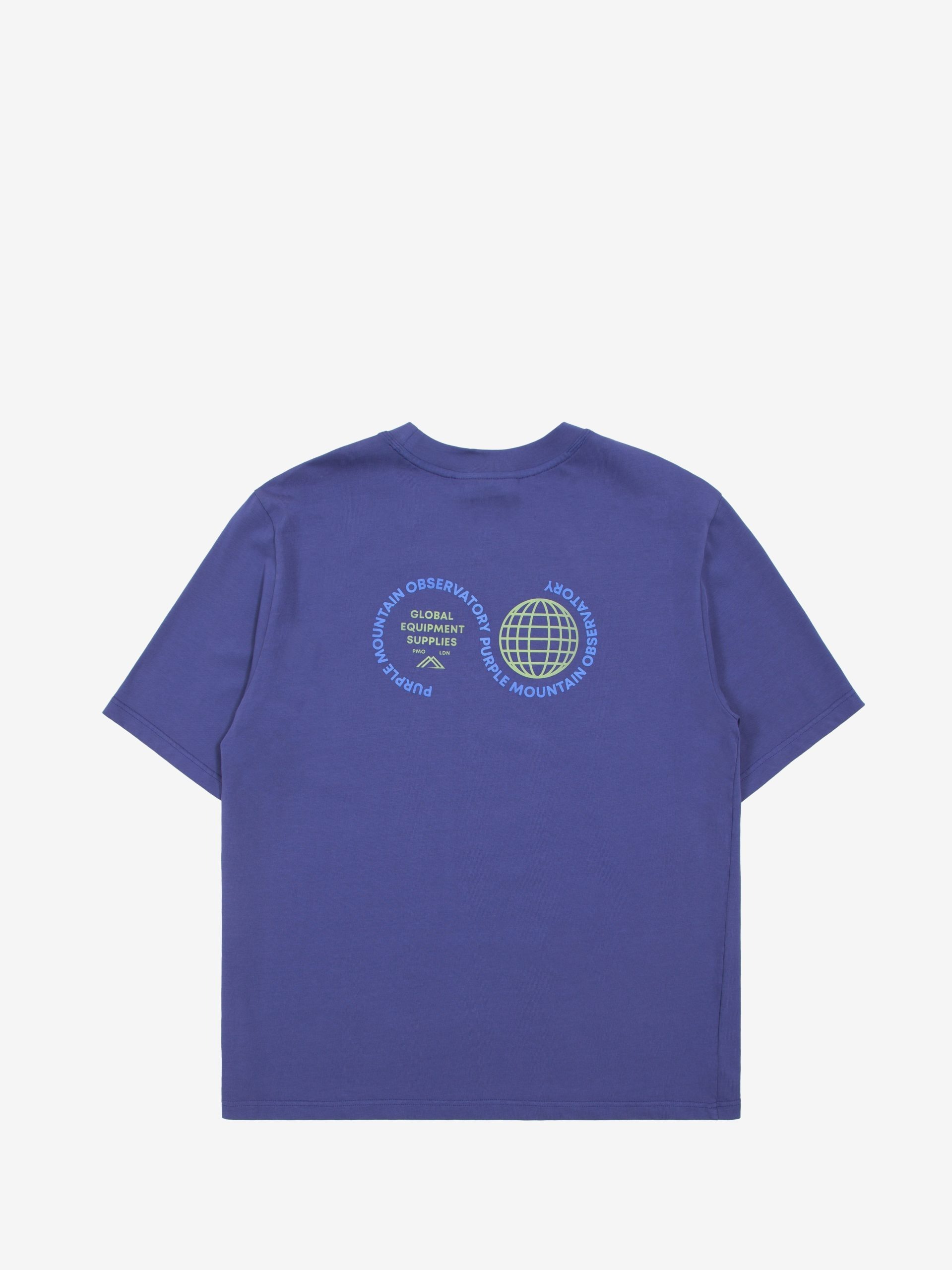PURPLE MOUNTAIN OBSERVATORY｜GLOBE SS TEE "INDIGO"