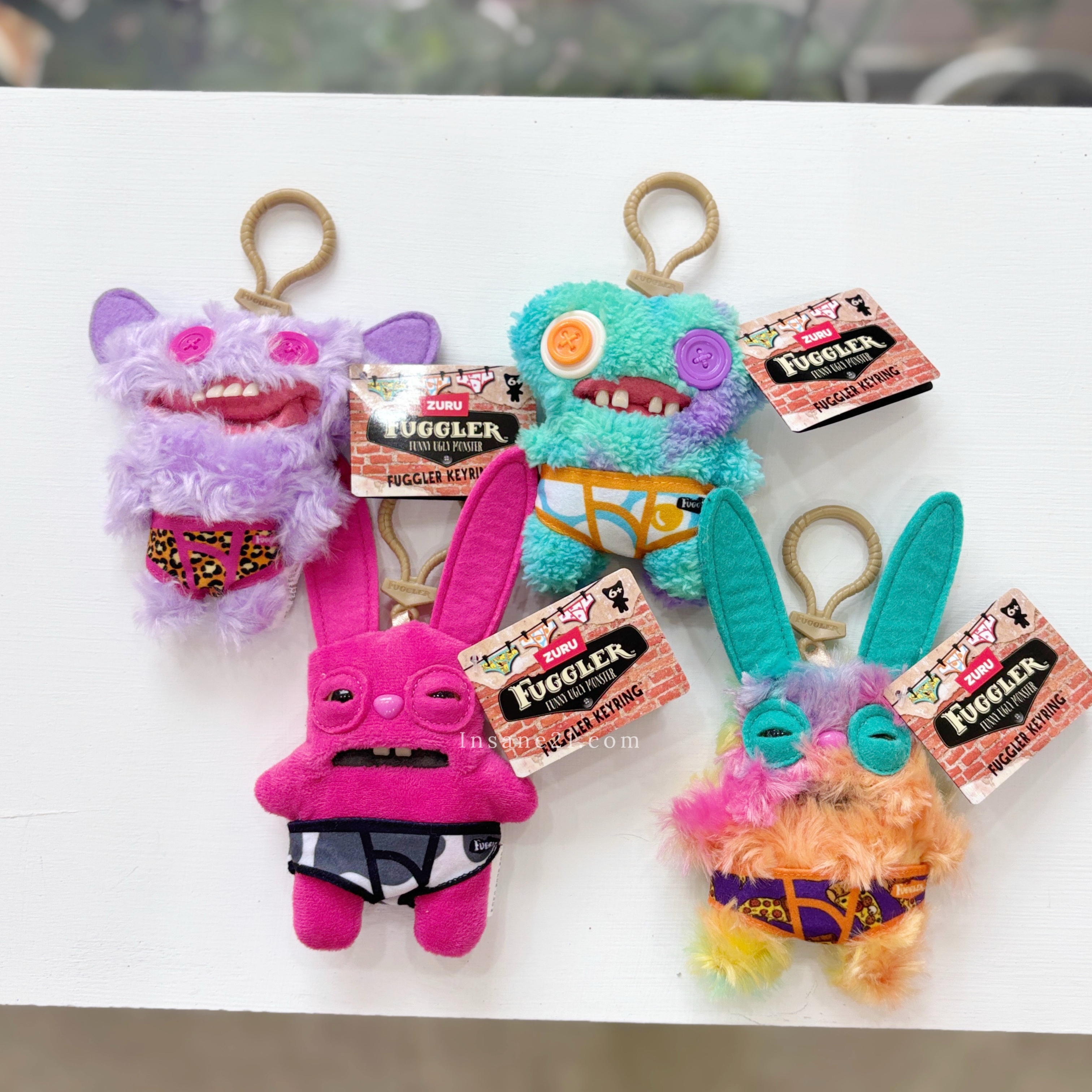 FUGGLER 放克牙寶 醜娃『內褲版』吊飾 絨毛吊飾 有趣 搞怪 / 現貨