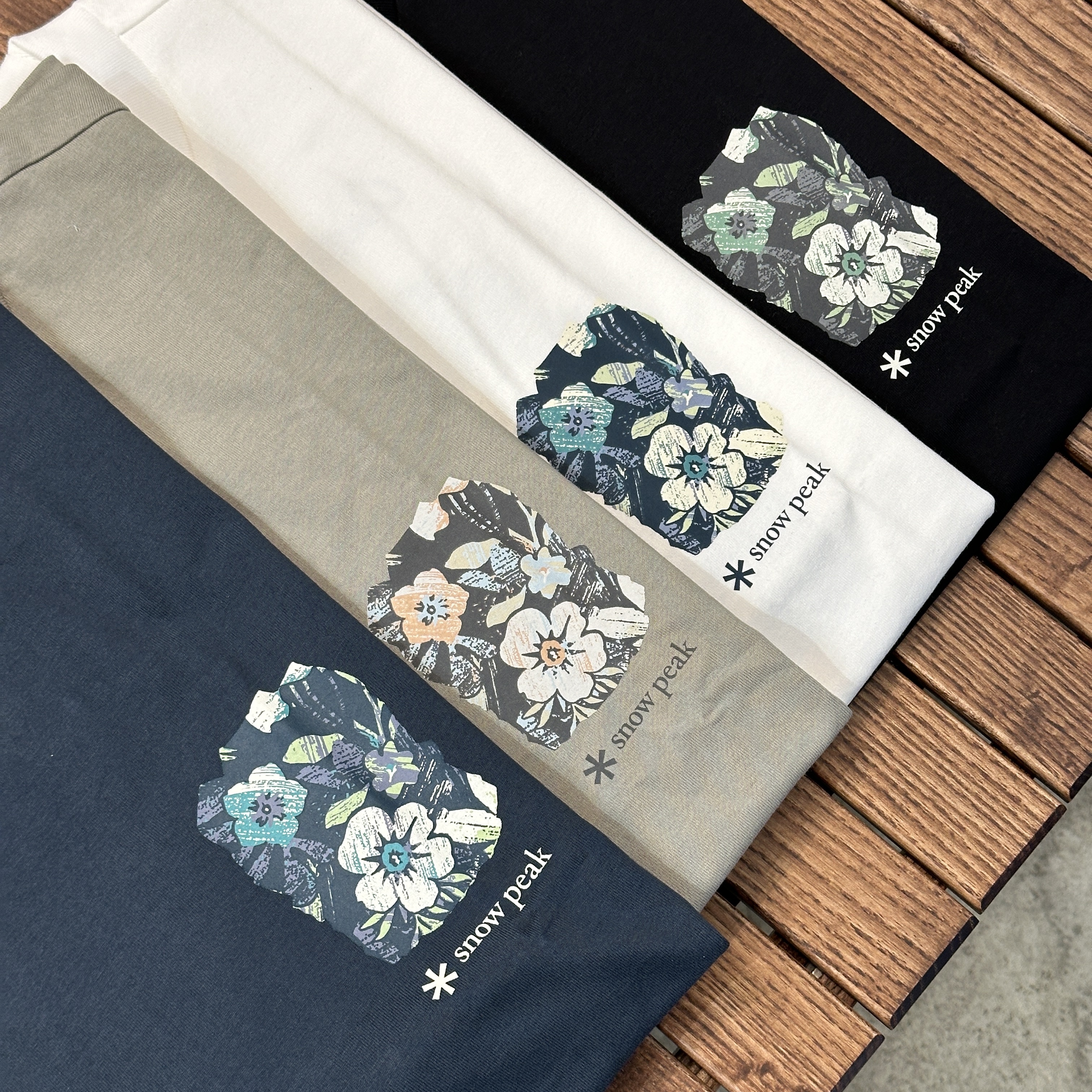 snow peak Cotton Tropical Short Sleeve T-shirt 25SS