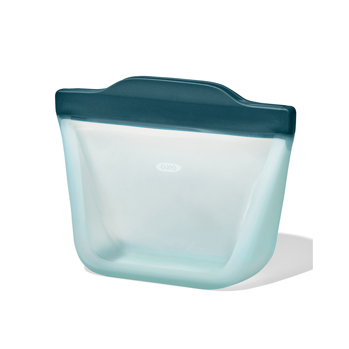 美國品牌OXO Good Grips 站立式可重用矽膠密封袋 (12 oz / 355ml ) -湖藍色 -11388100