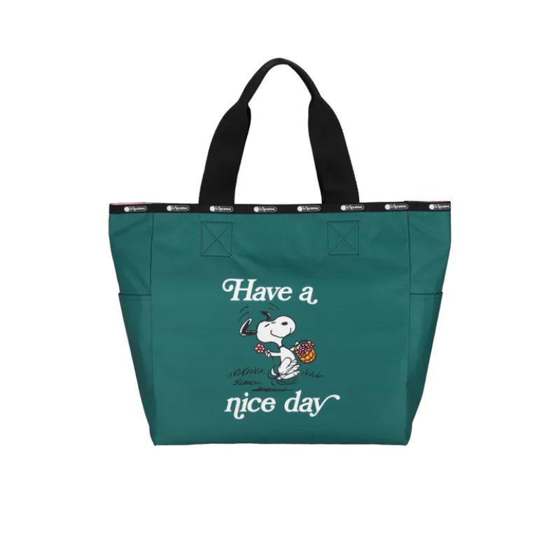 大型雙面托特包(SNOOPY AND GANG TOTE)