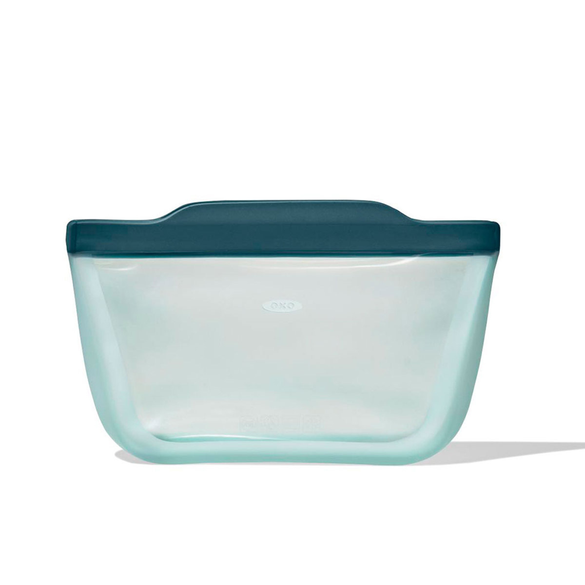 美國品牌OXO Good Grips 站立式可重用矽膠密封袋 (32 oz / 946ml ) -湖藍色 -11388300