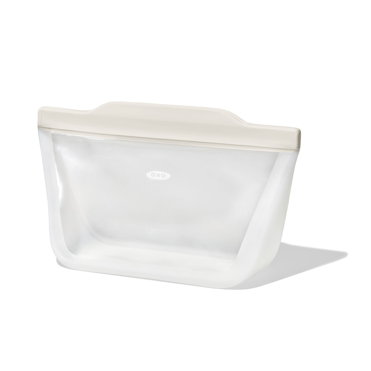 美國品牌OXO Good Grips 站立式可重用矽膠密封袋 (32 oz / 946ml ) -麥色 -11386100