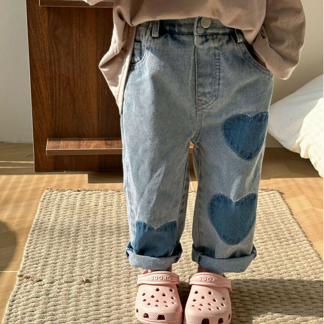 25 夏 大愛心軟質休閒牛仔褲
