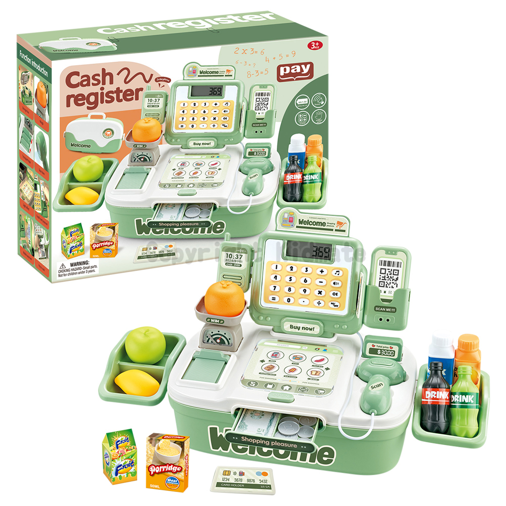 《 KIDMATE 》 手提仿真收銀機(綠)