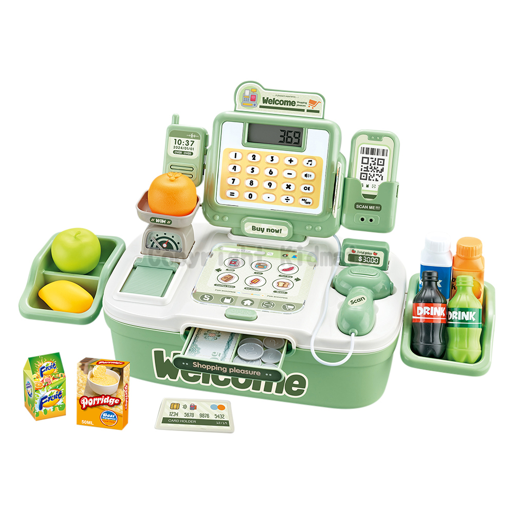 《 KIDMATE 》 手提仿真收銀機(綠)
