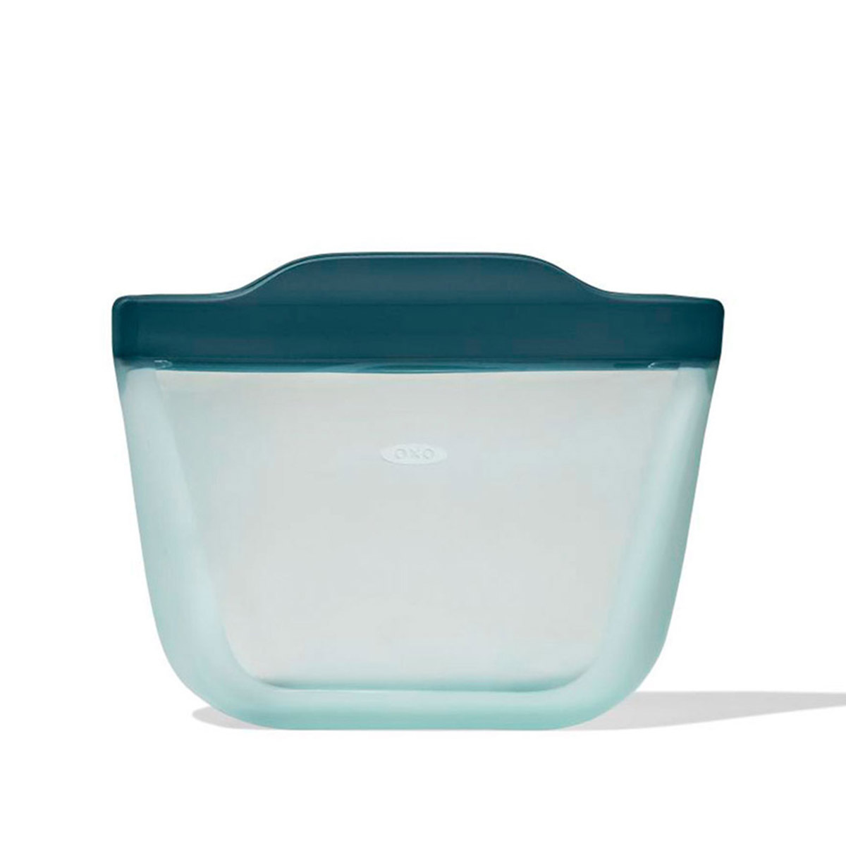 美國品牌OXO Good Grips 站立式可重用矽膠密封袋 (12 oz / 355ml ) -湖藍色 -11388100